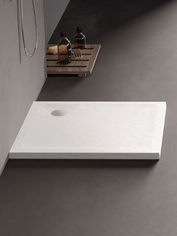 Przejdź do produktu BRODZIK MILD STONE KWADRATOWY BIAŁY AKRYLOWY 90x90x4,5