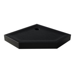 BRODZIK MILD STONE PIĘCIOKĄTNY CZARNY AKRYLOWY 90x90x11,5
