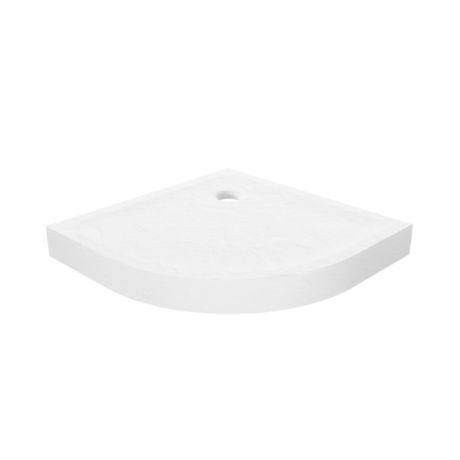 Przejdź do produktu BRODZIK MILD STONE PÓŁOKRĄGŁY BIAŁY AKRYLOWY 90x90x11,5
