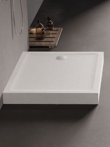 BRODZIK MILD STONE PROSTOKĄTNY BIAŁY AKRYLOWY 90x140x11,5