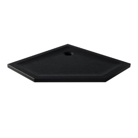 Przejdź do produktu BRODZIK MILD STONE PIĘCIOKĄTNY CZARNY AKRYLOWY 80x80x4,5