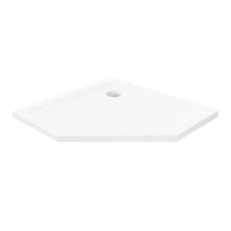 Przejdź do produktu BRODZIK MILD STONE PIĘCIOKĄTNY BIAŁY AKRYLOWY 80x80x4,5