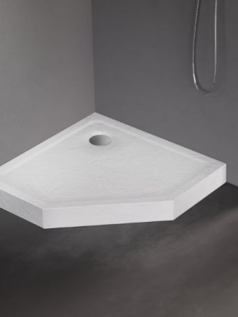 Przejdź do produktu BRODZIK MILD STONE PIĘCIOKĄTNY BIAŁY AKRYLOWY 80x80x11,5