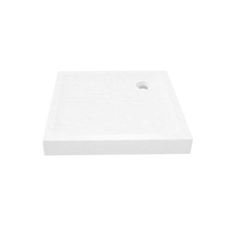 Przejdź do produktu BRODZIK MILD STONE KWADRATOWY BIAŁY AKRYLOWY 80x80x11,5