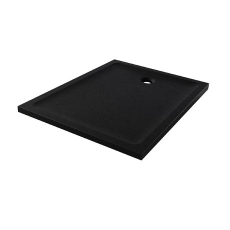 Przejdź do produktu BRODZIK MILD STONE PROSTOKĄTNY CZARNY AKRYLOWY 80x160x4,5