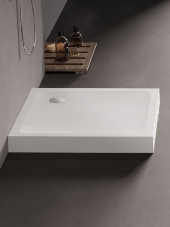 Przejdź do produktu BRODZIK MILD PROSTOKĄTNY BIAŁY AKRYLOWY 70x100x11,5