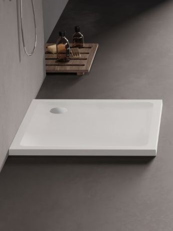 Przejdź do produktu BRODZIK MILD PROSTOKĄTNY BIAŁY AKRYLOWY 70x100x4,5