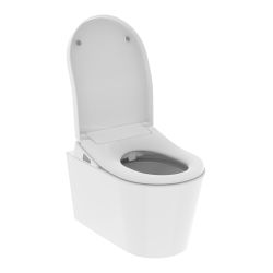 Toaleta myjąca 37x56 cm z funkcją mycia, suszenia i podgrzewaną deską WC Major&Maker Topaz biały - z deską WC w komplecie