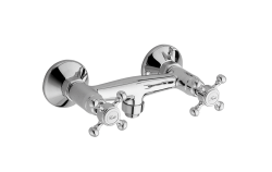 Retro bateria prysznicowa ścienna Reitano Atea R386 chrom