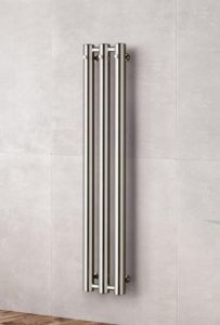 Grzejnik łazienkowy chrom 29,2x150 cm PMH Rosendal Massive R70/3C