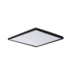 AZPO lampa sufitowa LED 300x300mm, 17,5W, IP54, czarny mat