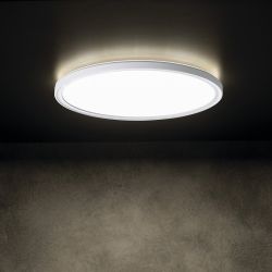 AZPO lampa sufitowa LED, średnica 420mm, 22W, IP54, biały