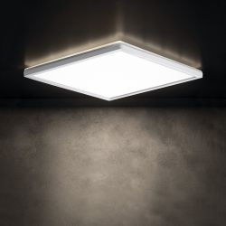 AZPO lampa sufitowa LED 225x225mm, 12,3W, IP54, biały