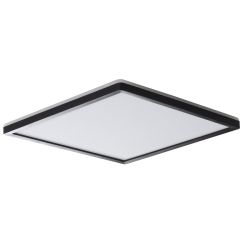 AZPO lampa sufitowa LED 420x420mm, 22W, IP54, czarny mat