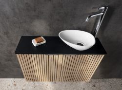 LATUS X szafka umywalkowa 39,4x50x22cm, dąb Cuneo