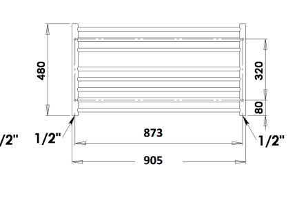Przejdź do produktu Grzejnik poziomy stal szczotkowana 91x48 cm PMH Sorano SNLSS