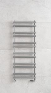 Grzejnik łazienkowy 70x84 cm PMH Ulysses U5MS metaliczny srebrny