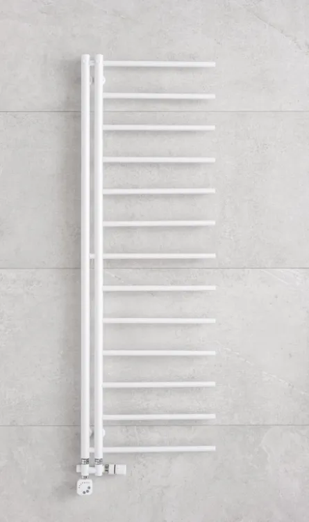 Biały grzejnik łazienkowy 50x114 cm PMH Apollo AP1W