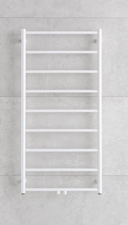 Grzejnik dekoracyjny 50x77,5 cm PMH Naas NS1W-M biały