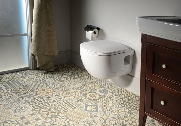 BRILLA CLEANWASH WC wiszące z funkcją bidetu, Rimless, 36,5x53cm, biały
