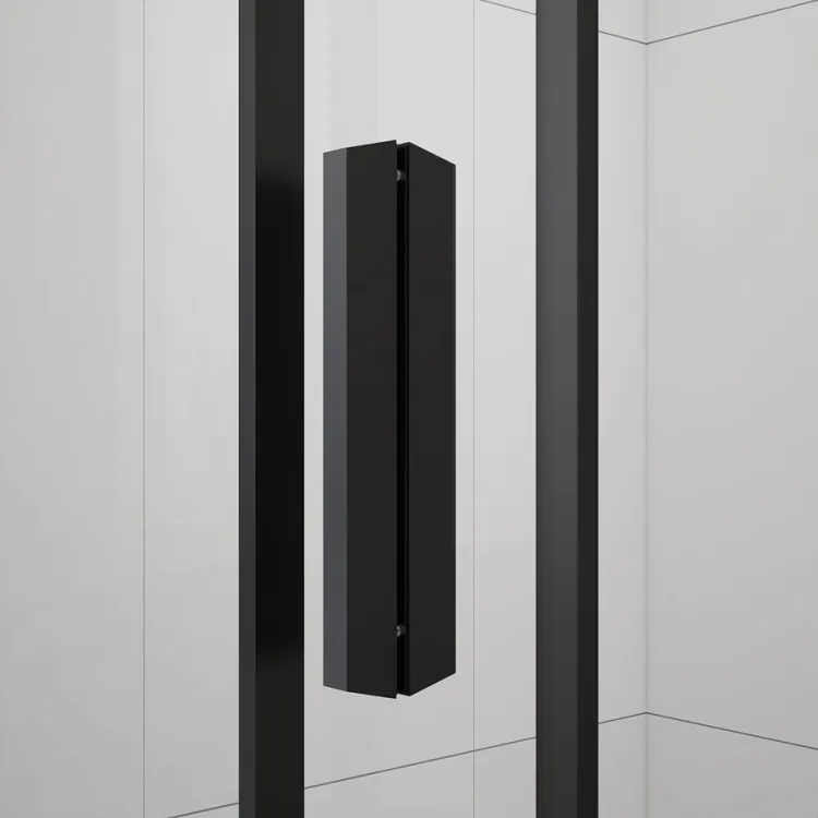 EASY BLACK kabina prysznicowa 1100x700mm, wariant L/P