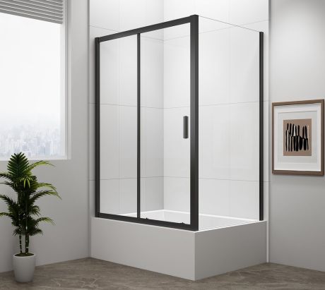Przejdź do produktu DEEP BLACK kabina prysznicowa 1200x900mm wariant L/P, szkło czyste