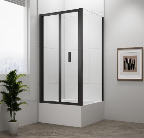 Przejdź do produktu DEEP BLACK kabina prysznicowa 1000x900mm wariant L/P, szkło czyste