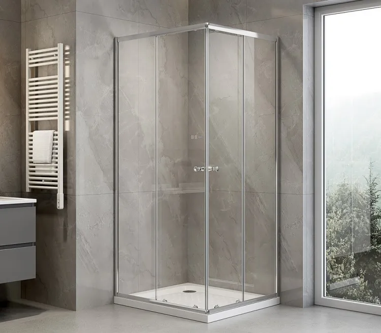 AGGA kabina prysznicowa 900x800mm, szkło czyste