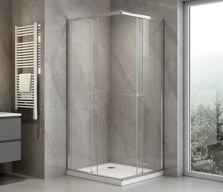 AGGA kabina prysznicowa 900x800mm, szkło czyste