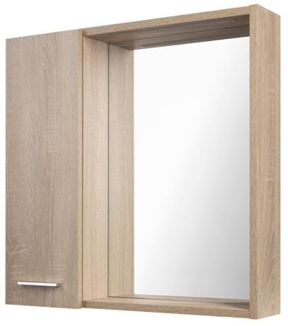 Przejdź do produktu ZOJA/KERAMIA FRESH STRIP szafka z lustrem i oświetleniem LED, 60x60x14cm, lewa, dąb platin