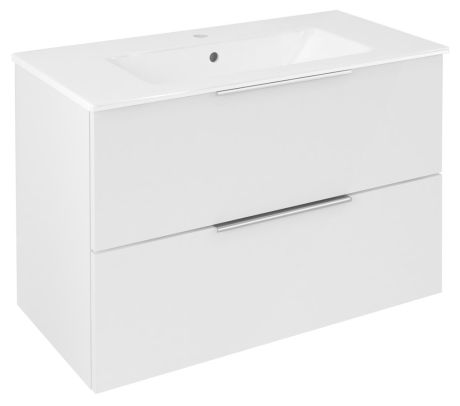 Przejdź do produktu CIRASA szafka pod umywalkę 78x54x39cm, biały połysk