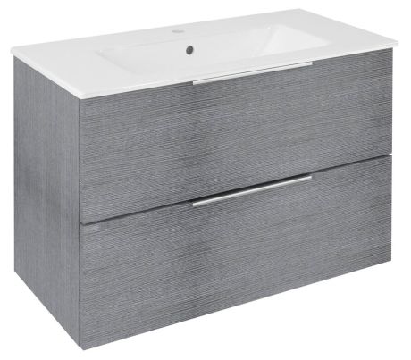 Przejdź do produktu CIRASA szafka pod umywalkę 78x54x39cm, dąb srebrny