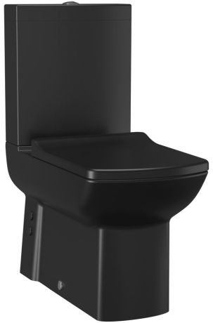 Przejdź do produktu LARA deska WC, SLIM, Soft Close, czarny mat