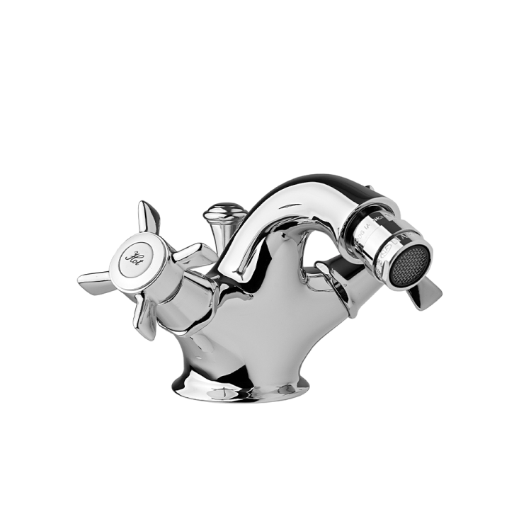 Bateria bidetowa jednootworowa Retro Giulini Parigi 7064CR chrom