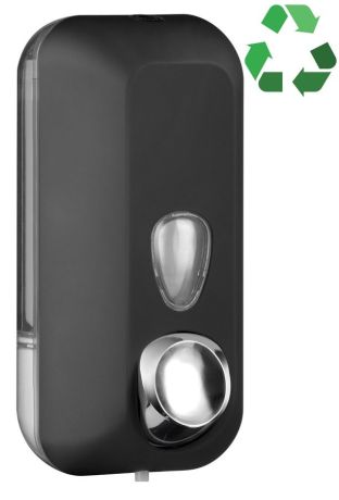 Przejdź do produktu ECOLORED dozownik mydła płynnego 550ml, ABS, Soft Touch, czarny mat