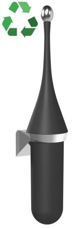 Przejdź do produktu ECOLORED wisząca szczotka do WC, ABS, Soft Touch, czarny mat