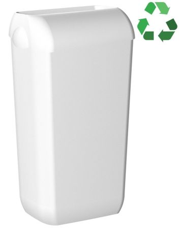 Przejdź do produktu ECOLORED ścienny kosz na śmieci z pokrywą, 23l, ABS, Soft Touch, biały