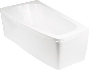 Wanna asymetryczna 150x80 cm Besco Luna 150 lewa
