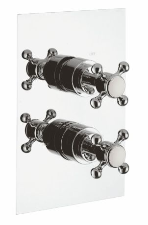 Przejdź do produktu Bateria prysznicowa podtynkowa termostatyczna Retro Reitano Rubinetteria Atea RT052 chrom