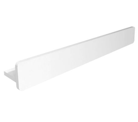 Przejdź do produktu ABELINE półka Rockstone z relingiem 600mm, biały mat