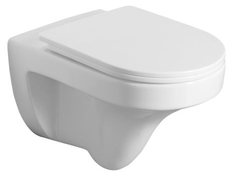 Przejdź do produktu DENICA WC misa wisząca, Vortex Rimless, 36x52cm, biały