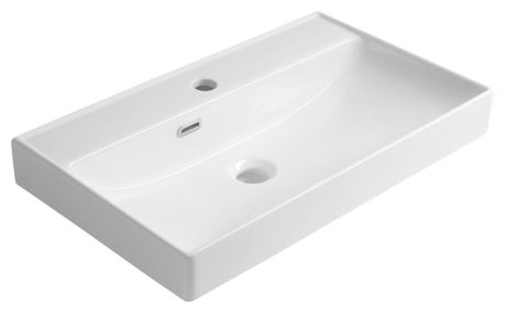 Przejdź do produktu PARLA umywalka ceramiczna 65x38cm, biały