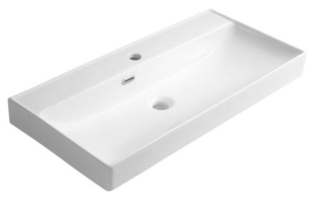 Przejdź do produktu PARLA umywalka ceramiczna 80x38cm, biały