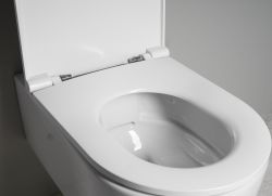 SISTEMA A miska WC wisząca, Rimless, 36x53,5cm, biały
