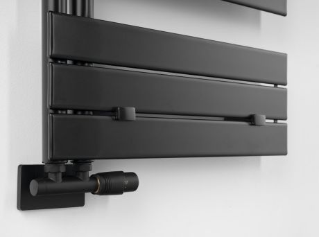 Przejdź do produktu MYTHOS grzejnik łazienkowy 500x1130mm, czarny mat