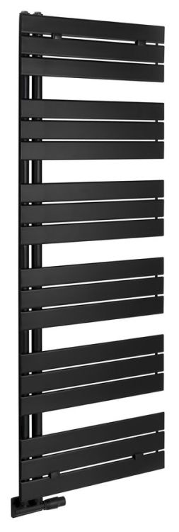 MYTHOS grzejnik łazienkowy 500x1730 mm, czarny mat