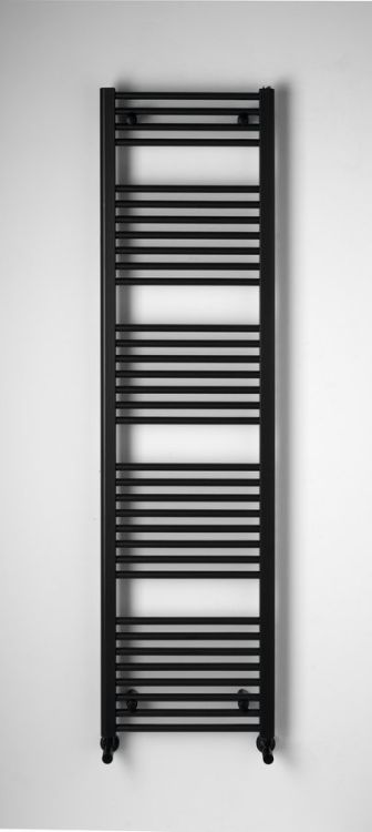 DIRECT grzejnik łazienkowy 450x1680 mm, czarny mat