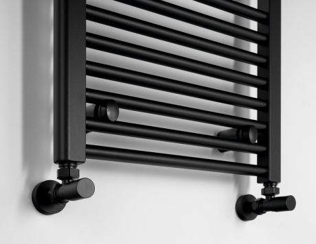 Przejdź do produktu DIRECT grzejnik z bocznym przyłączem 450x960mm, czarny mat