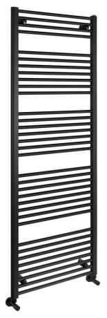 Przejdź do produktu DIRECT grzejnik łazienkowy DIRECT grzejnik z bocznym przyłączem 600x1680mm, czarny mat