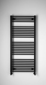 DIRECT grzejnik łazienkowy 600x1320 mm, czarny mat